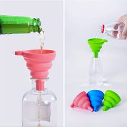 premium collapsible funnel food-safe funnel for liquids, foldable space-saving