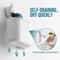 Suction Cup Toothbrush Razor Holder No Drill Bathroom Organizer 2