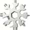 Snowflake Stainless Steel Multifunctional Tool Compact Outdoor Multi Tool Bottle Opener Keychain