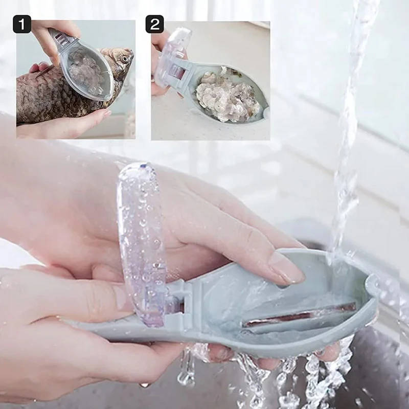Premium Fish Scaler Efficient Fish Cleaning Tool with Protective Cover