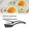 Premium Nylon Kitchen Tongs with Egg Spatula Steak Turner Clamp