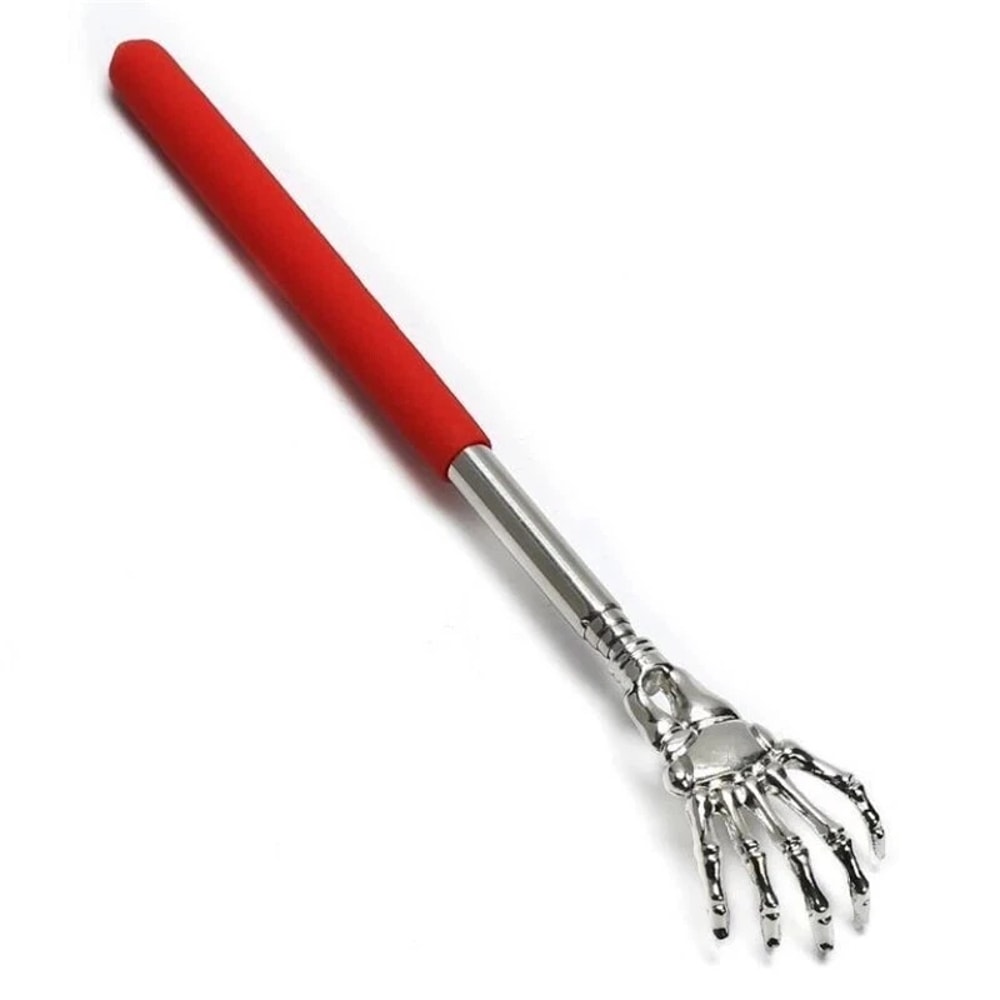 Skull Palm Telescopic Back Scratcher Hand Massager for Ultimate Back Relief