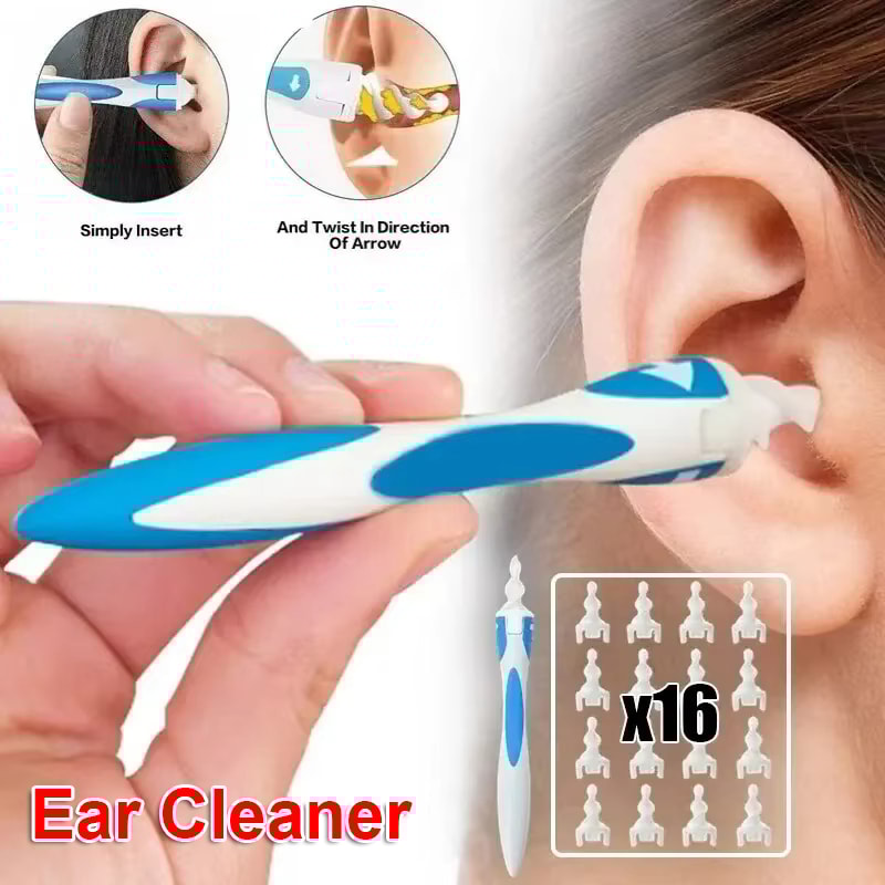 Premium Ear Wax Remover Tool with Soft Silicone Tips Safe Ear Cleaner