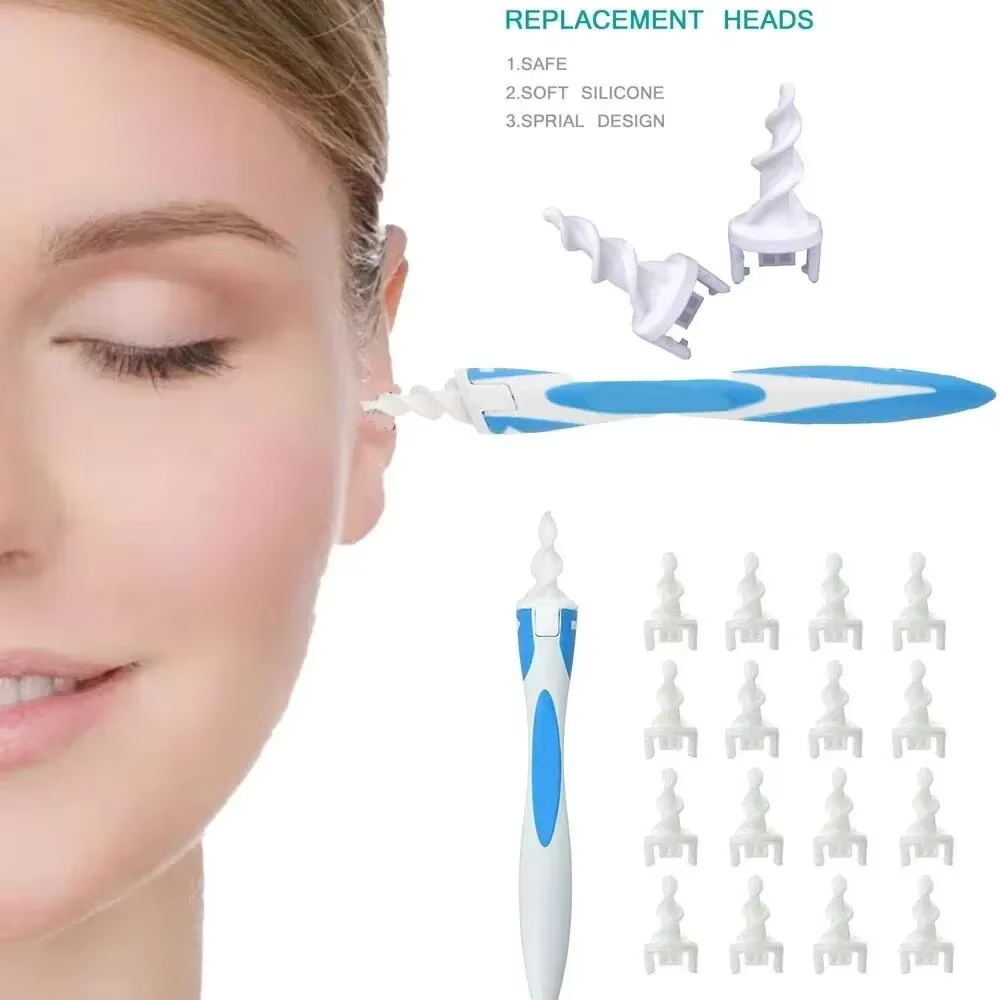 Premium Ear Wax Remover Tool with Soft Silicone Tips Safe Ear Cleaner