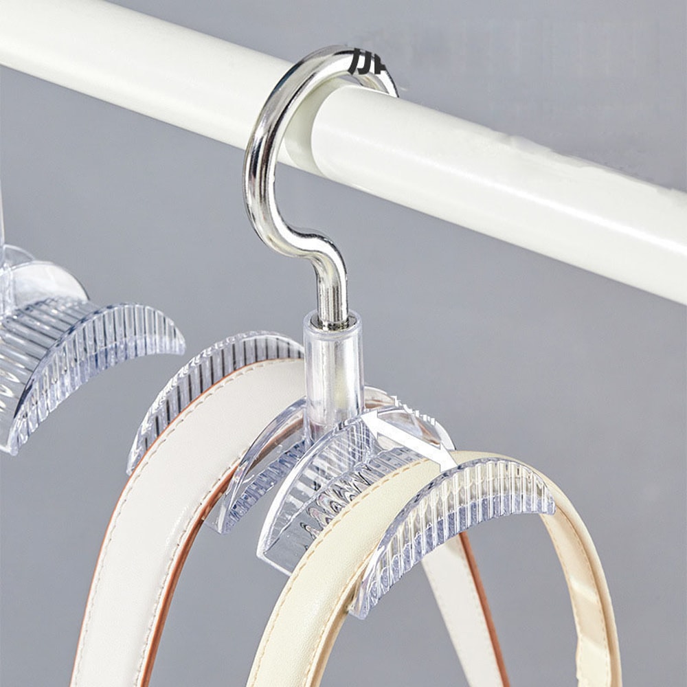 Rotating Handbag Organizer Space Saving Bag Hanger for Closet Storage