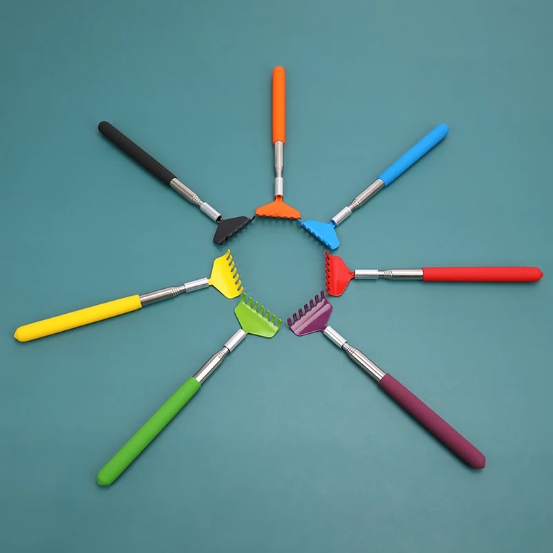 Premium Stainless Steel Telescopic Back Scratcher Portable Back Massager