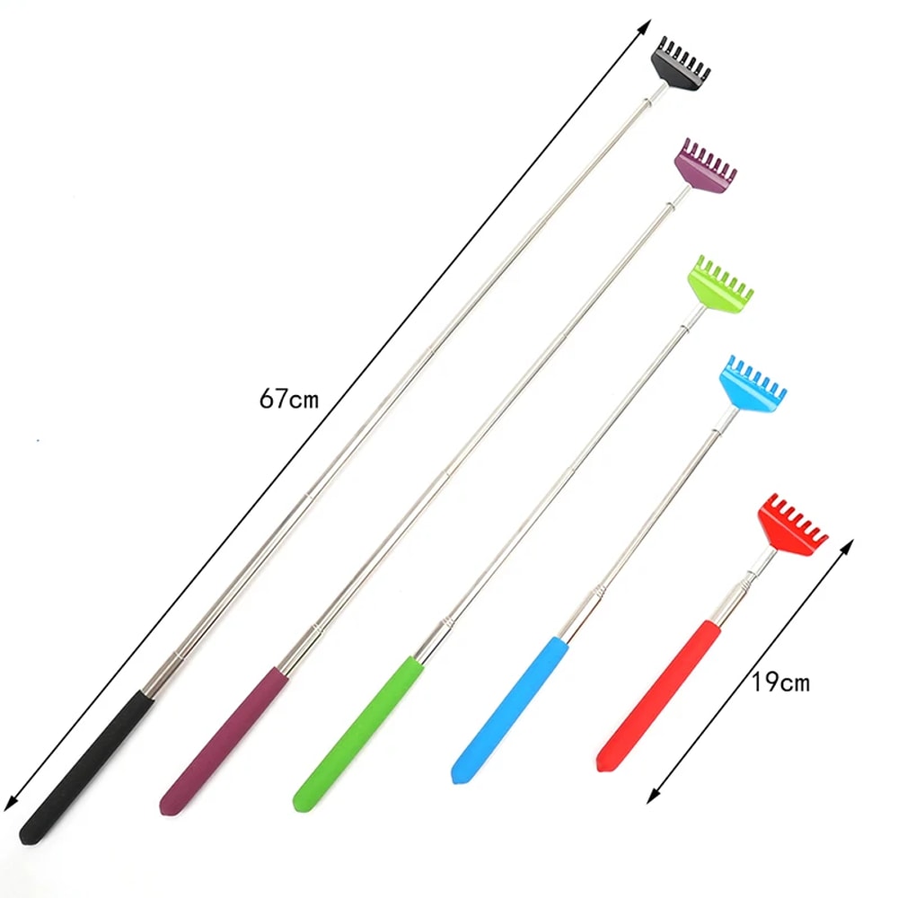 Premium Stainless Steel Telescopic Back Scratcher Portable Back Massager