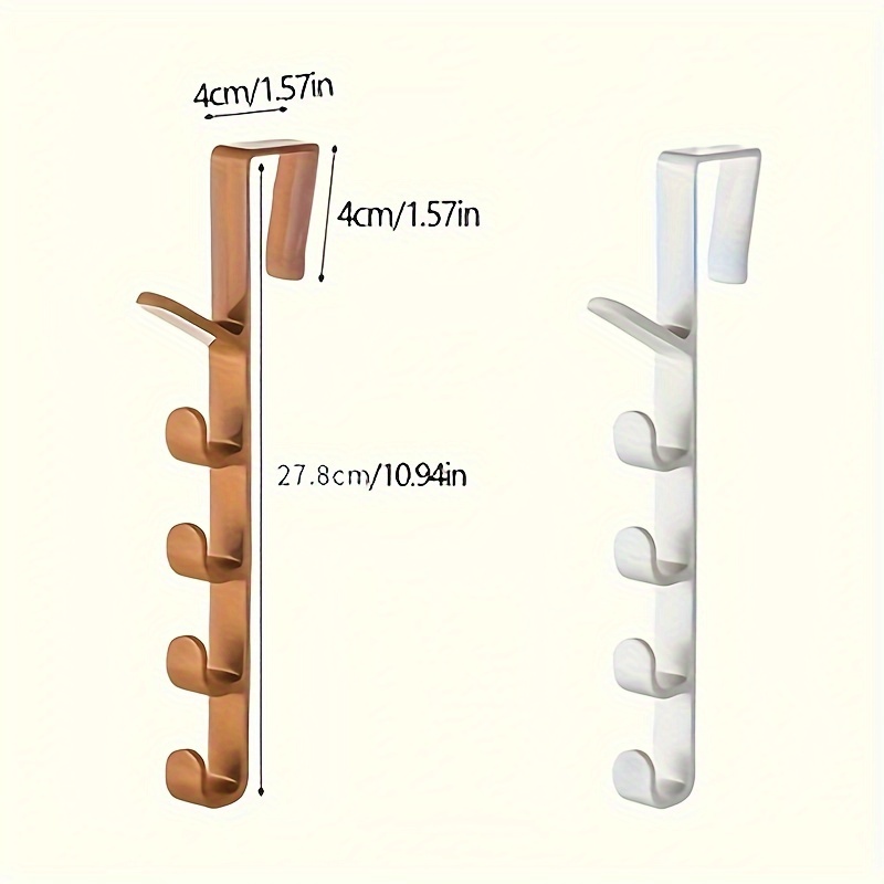 Space-Saving Over Door Hanger for Clothes Bags Multifunctional Storage