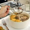 Stainless Steel Soup Ladle Deep Ramen Spoon Short Handle Durable Kitchen Serving Spoon 2