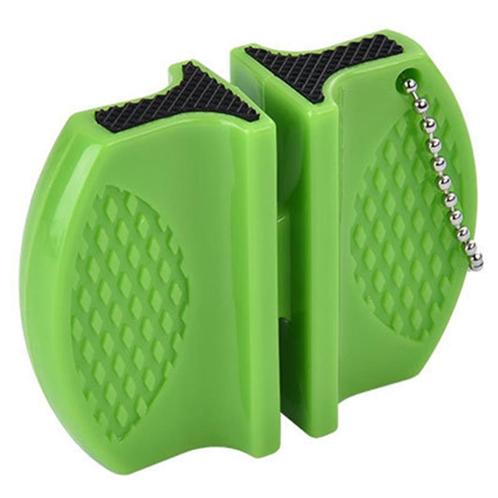 Portable Dual-Sided Knife Sharpener Compact Knife Sharpener for Kitchen Outdoor Use