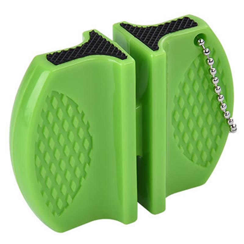 Portable Dual-Sided Knife Sharpener Compact Knife Sharpener for Kitchen Outdoor Use