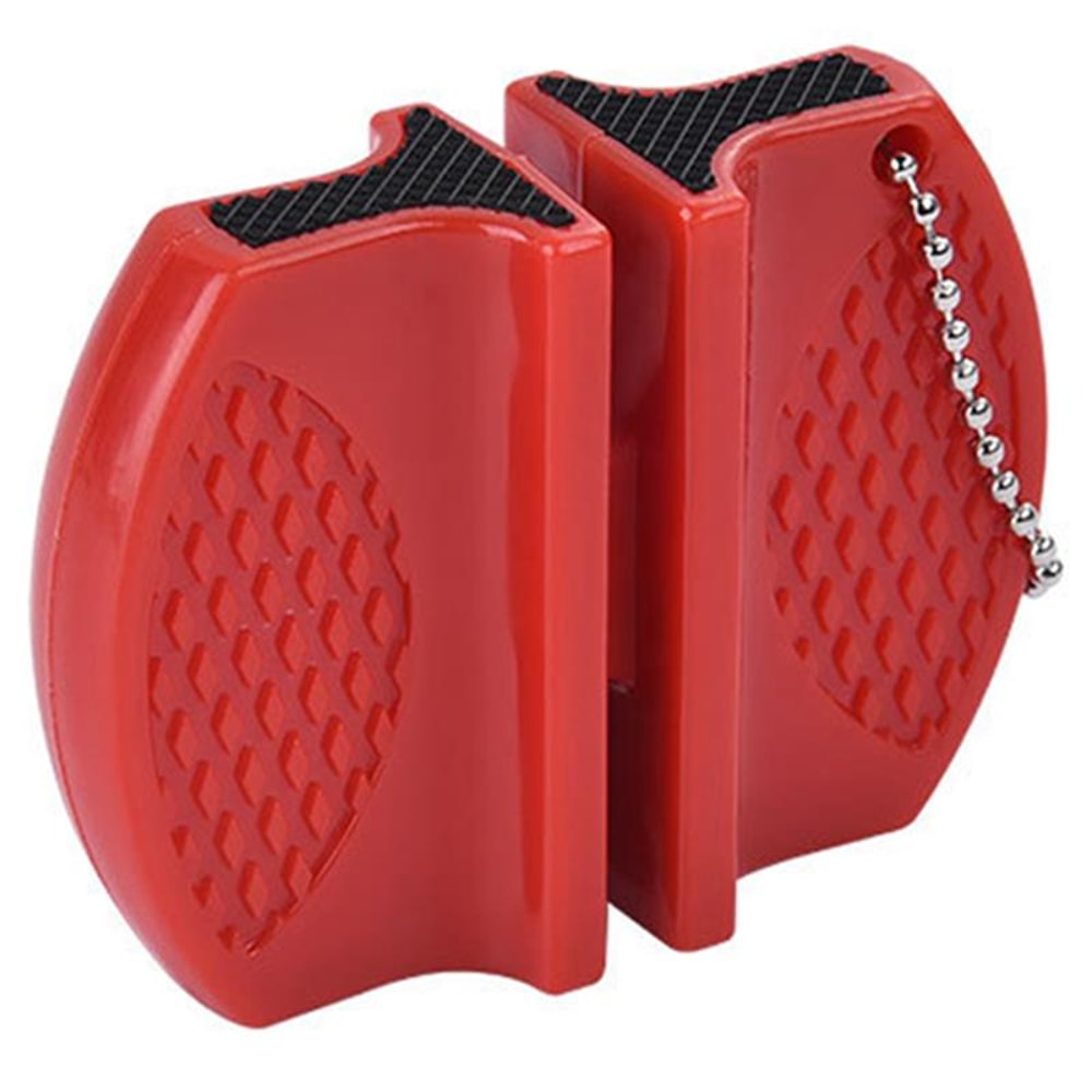 Portable Dual-Sided Knife Sharpener Compact Knife Sharpener for Kitchen Outdoor Use