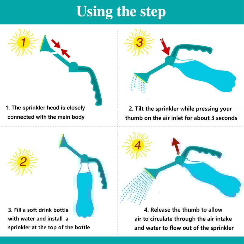 DualFunction Handheld Plant Watering Spray Bottle For Seedlings Garden Care 5