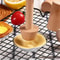Premium DualEnd Wooden Egg Tart Pastry Mold Rolling Pin Set 1