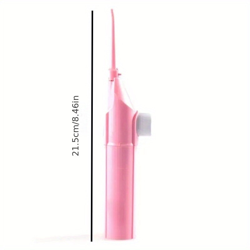 Portable Manual Water Flosser for Teeth Gums High Pressure Oral Irrator for Deep Clean Anywhere