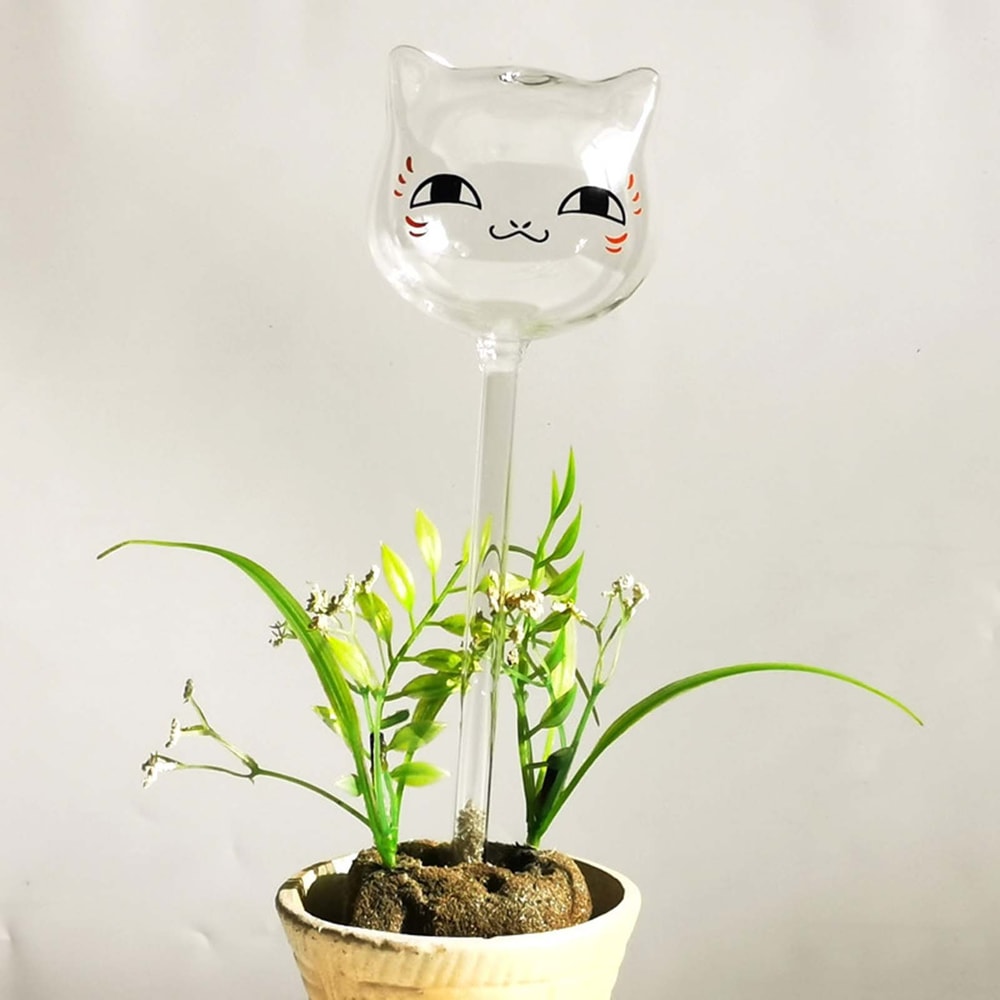 Crystal Clear Self Watering Plant Bulbs Automatic Plant Watering Spikes for Effortless Indoor Irrigation
