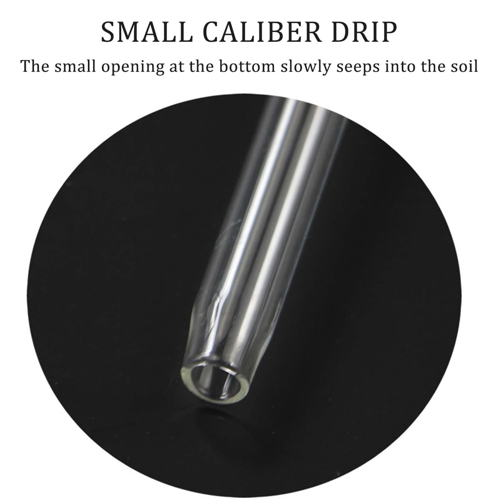 Crystal Clear Self Watering Plant Bulbs Automatic Plant Watering Spikes for Effortless Indoor Irrigation