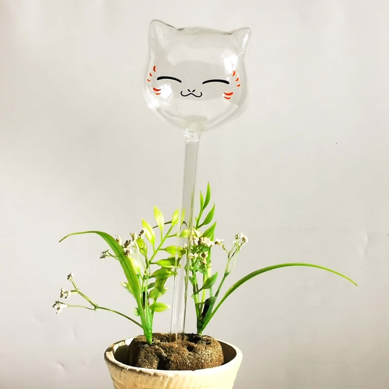 Crystal Clear Self Watering Plant Bulbs Automatic Plant Watering Spikes for Effortless Indoor Irrigation