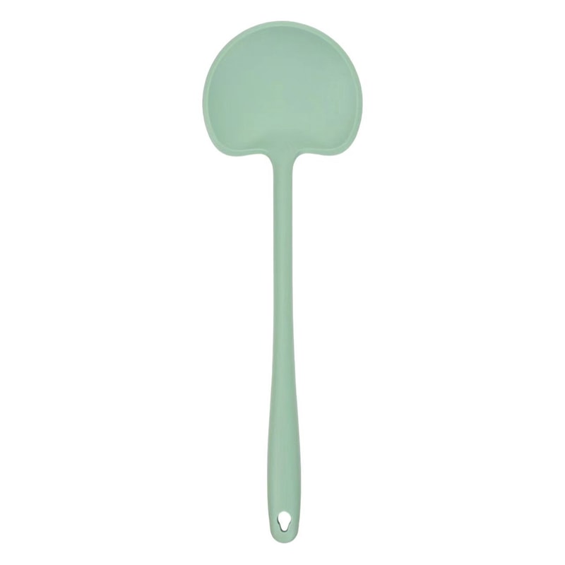 Heat-Resistant Silicone Spatula with Long Handle Non-Stick Stir Fry Turner