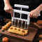 Hand Press Mooncake Mold Dough Divider Tool with Precision Stuffing Separator