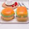 Double Tier Kids Bento Box Hamburger Lunch Container With Fork Microwave Safe Cute Food Box 1