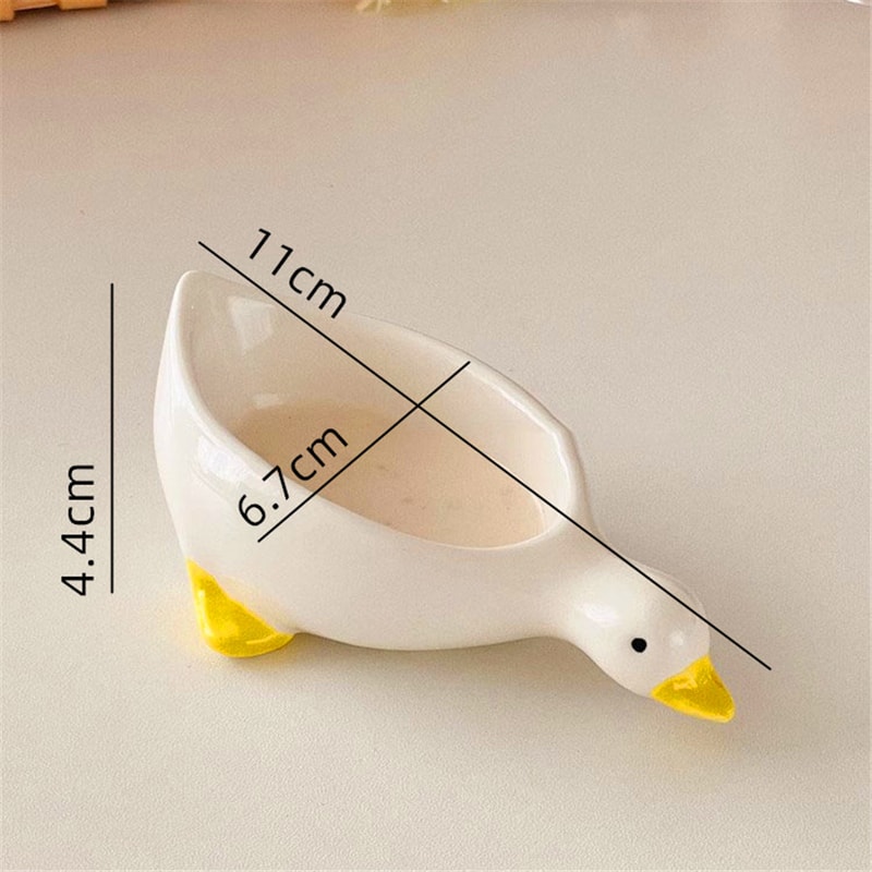 Ceramic Duck Mini Bowl Cute Salad Dipping Dish