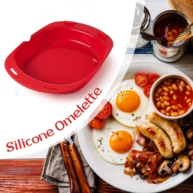 Silicone Omelette Mold for Microwave Egg Maker Pancakes