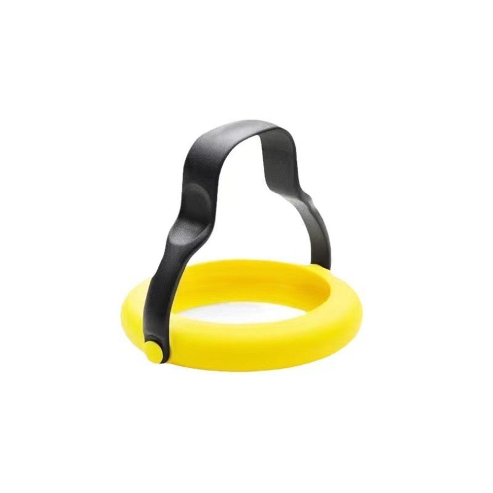 Non-Stick Silicone Egg Ring with Insulated Handle for Perfect Breakfasts