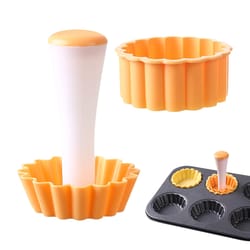 premium egg tart tamper set with double-sided pastry mold perfect baking tool