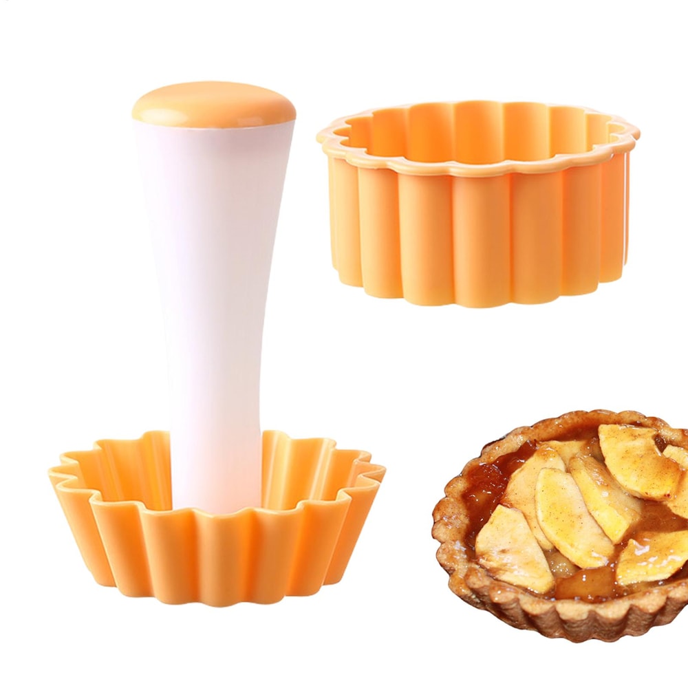 Premium Egg Tart Tamper Set with Double-Sided Pastry Mold Perfect Baking Tool