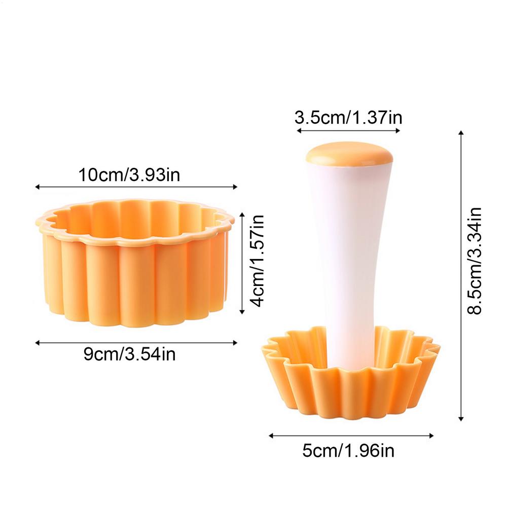 Premium Egg Tart Tamper Set with Double-Sided Pastry Mold Perfect Baking Tool