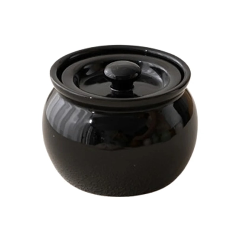 Ceramic Single Serve Stew Pot Small Ceramic Soup Pot For One Person Food Grade Non Stick Cooking 5