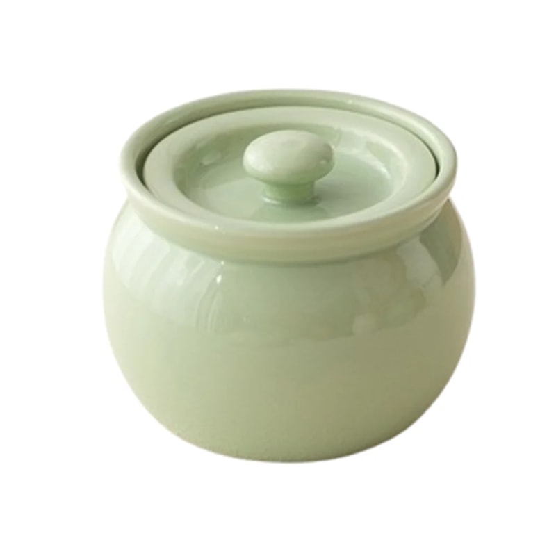 Ceramic Single Serve Stew Pot Small Ceramic Soup Pot For One Person Food Grade Non Stick Cooking 6