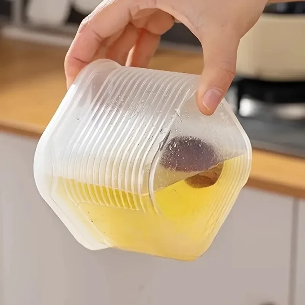 Premium Multi Grid Refrigerator Storage Box Fresh Keeping Produce Organizer with Lid