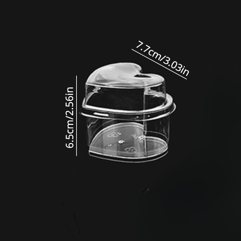 Elegant Heart Shaped Dessert Cups With Lids Clear Disposable Mousse Cups Set For Parties DIY Cateri 3