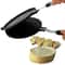 Heavy Duty Aluminum Tortilla Press Pan Non Stick Manual Flatbread Maker with Heat Resistant Handle