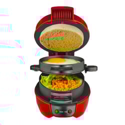 portable breakfast sandwich maker with egg ring nonstick burger omelette toaster