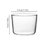 Elegant Clear Glass Dessert Bowls Set Heat Resistant Mini Serving Cups For Pudding Ice Cream Sauces 6