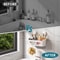 NoDrill Corner Shower Shelf With Suction Cup Storage For Shampoo Makeup Organizer 4