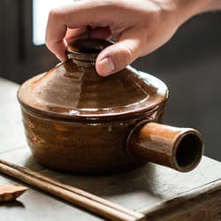 premium ceramic clay casserole clay pot cooking pot with lid heat resistant stew, rice, soup porridge cookware