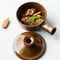 Premium Ceramic Clay Casserole Clay Pot Cooking Pot With Lid Heat Resistant Stew Rice Soup Porridge 4
