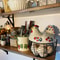 Rustic Hen-Shaped Ceramic Egg Holder with Lid Farmhouse Kitchen Organizer