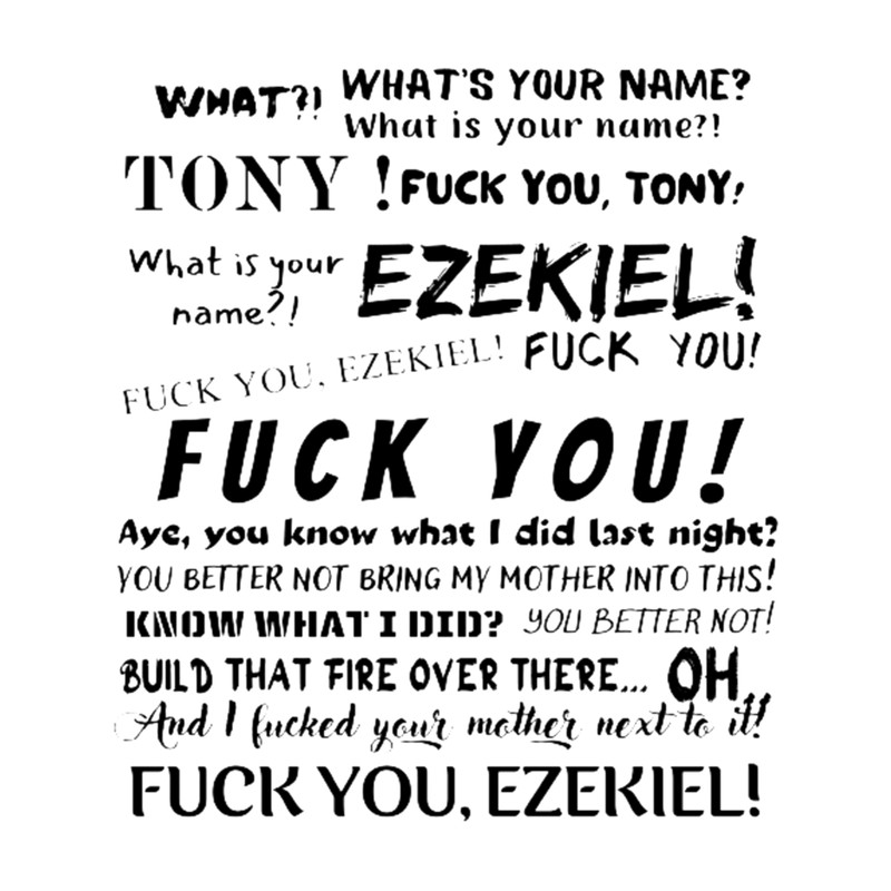 Hey What's Your Name Tony and Ezekiel Funny  Fitted Scoop .png