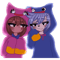 Poppy playtime huggy wuggy and kissy missy  .png