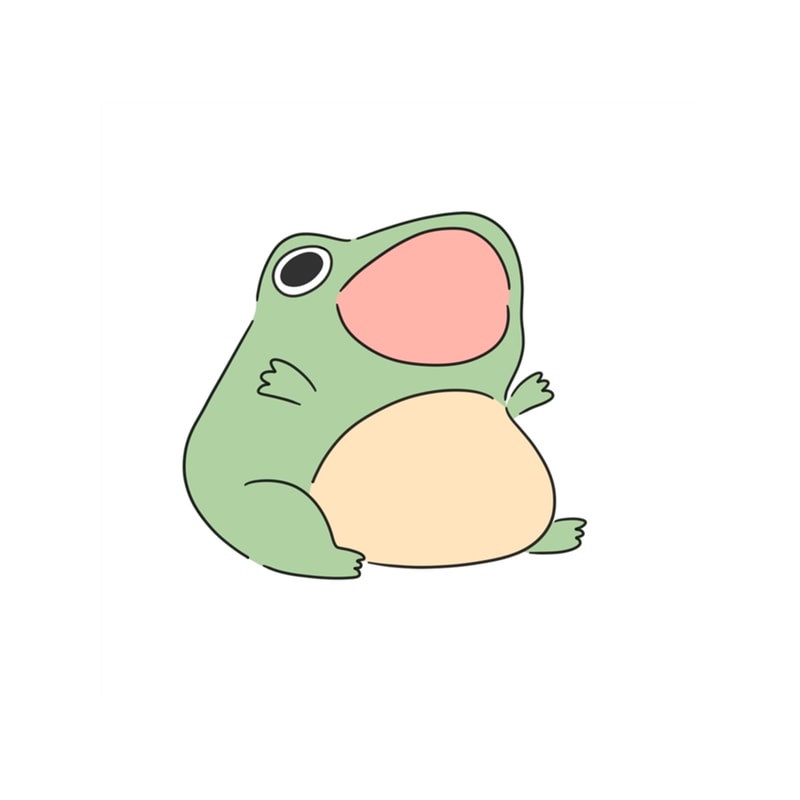 Screaming froggy Photographic Print .png