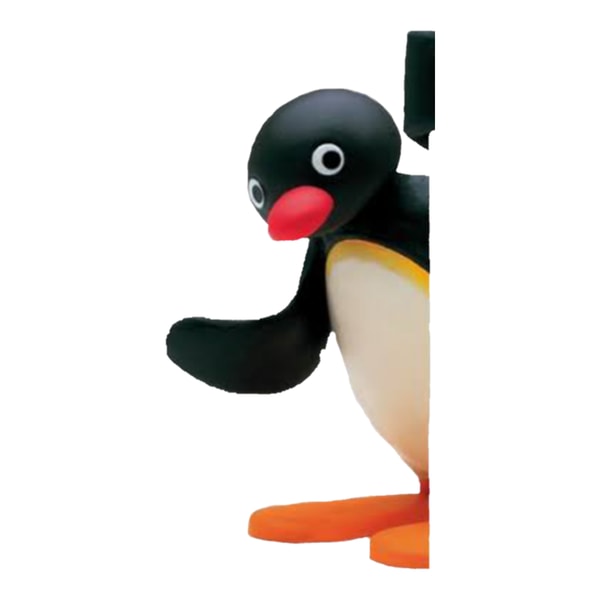 Angry Pingu Peeking Official Merch | Inspire Uplift