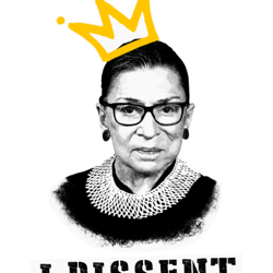 the notorious rbg tshirt ruth bader ginsburg t shirt i dissent