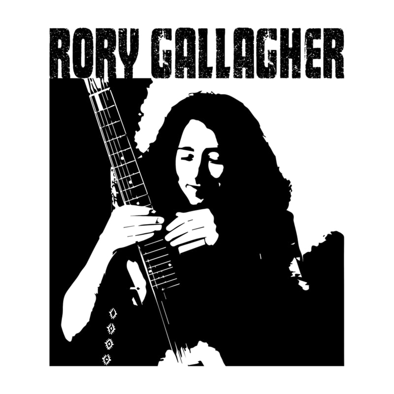 Rory Gallagher illustration ,Rory Gallagher designs .png