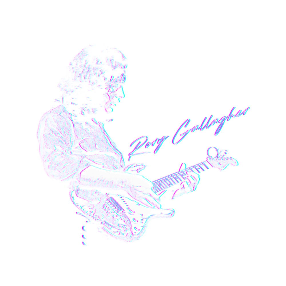 Rory Gallagher Rory Gallagher Psychedelic Style Pop Art Design .png