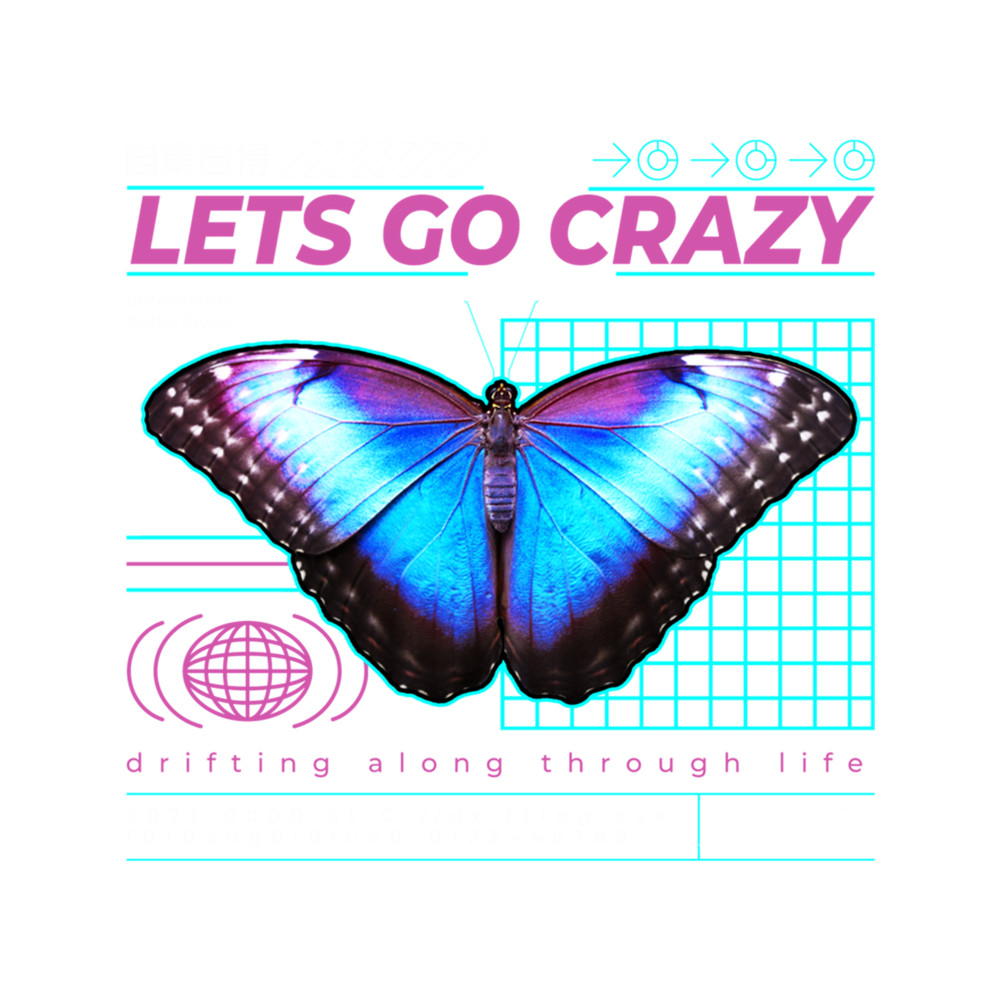 Urban Lets Glow Crazy Butterfly Birthday .png